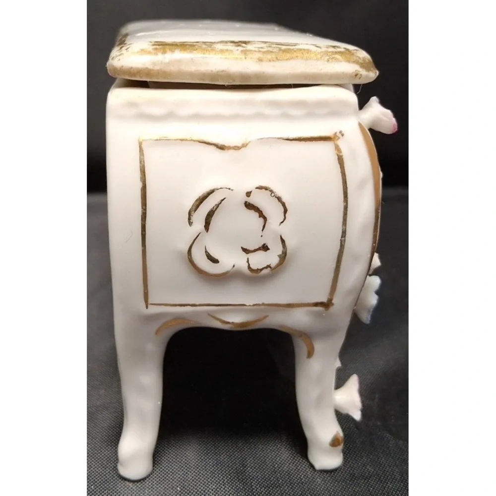 Chest of Drawers Triket box with couch both porcelain made in Germany